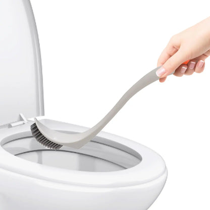Elegant Swan-Shaped Toilet Brush & Holder Set