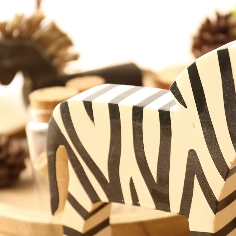 2pcs Creative Retro Zebra Room Decorations