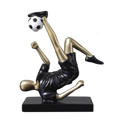 Creative Football & Basketball Player Resin Statue Ornament for Home & Office Decor