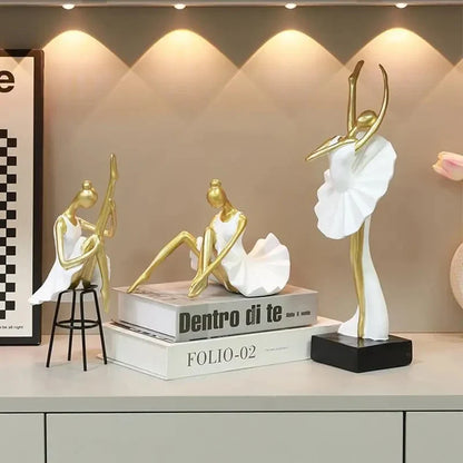 Nordic Style Ballet Dancer Sculpture
