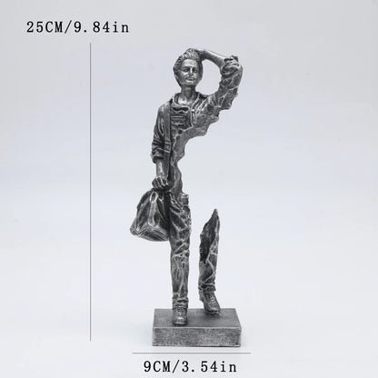 Traveler Resin Sculpture