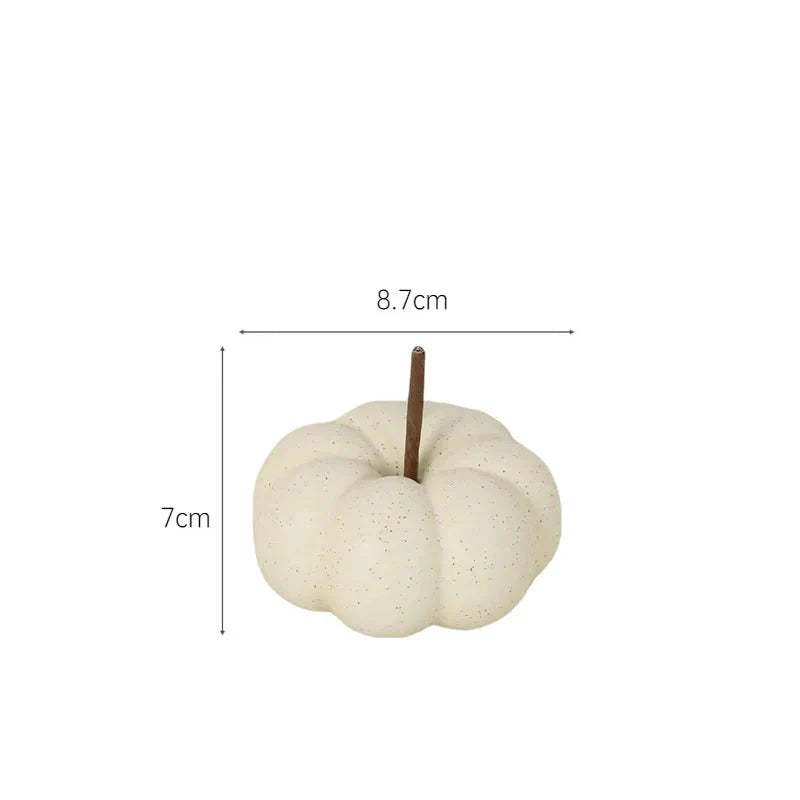Mini Ceramic Pumpkin Figurines