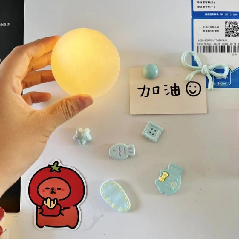 Moon Night Light Fridge Magnets