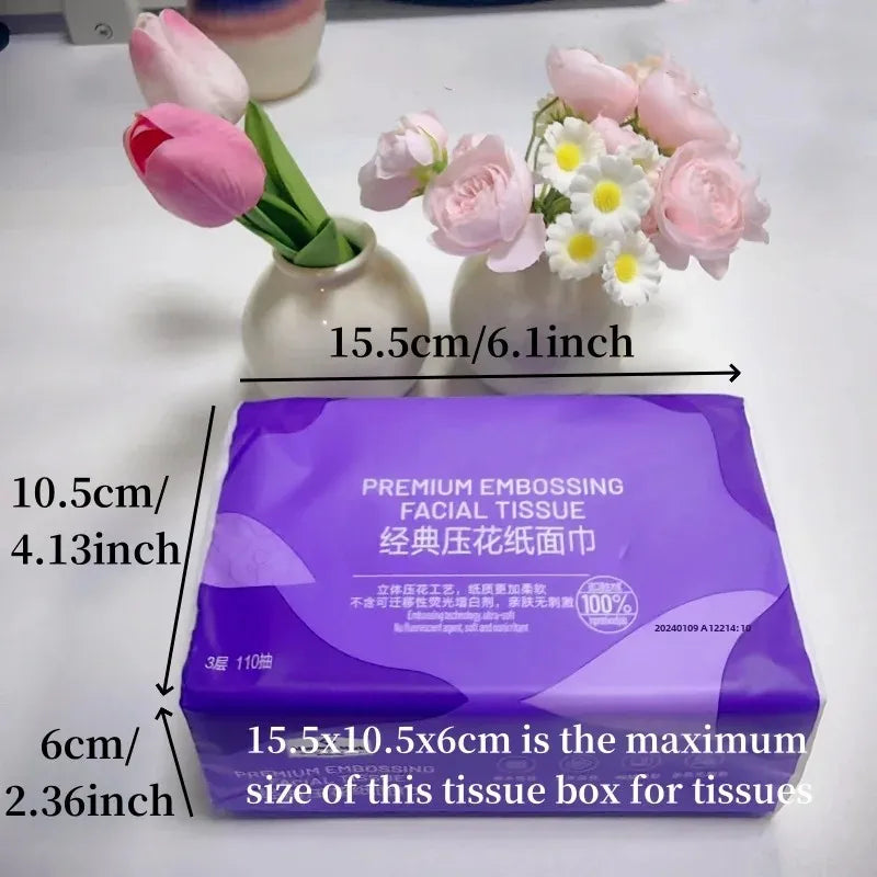 Premium PU Leather Tissue Box Holder for Home, Car & Office