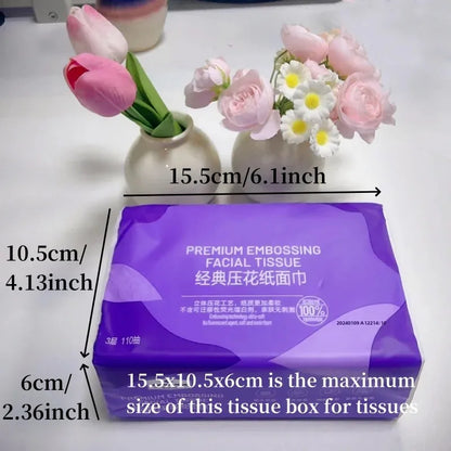 Premium PU Leather Tissue Box Holder for Home, Car & Office