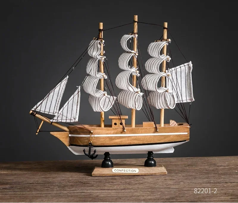 Creative & Luxury Metal Sailing Ship Model Figurines