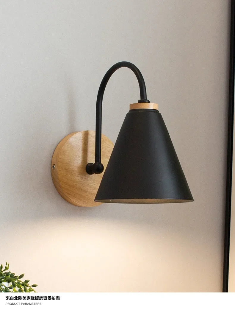 Modern Wooden Wall Light
