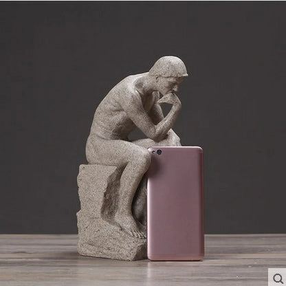 Nordic Minimalist Thinker Statue