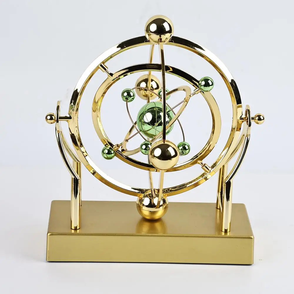 Kinetic Art Desk Decor - Celestial Orbit Perpetual Motion Pendulum