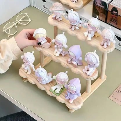 Wooden Perfume Display Rack