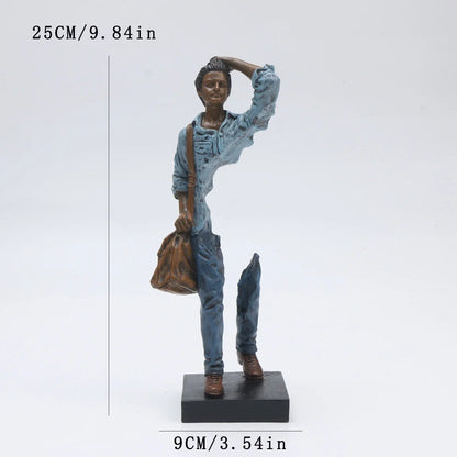 Traveler Resin Sculpture