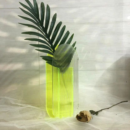 Colorful Modern Acrylic Flower Vase