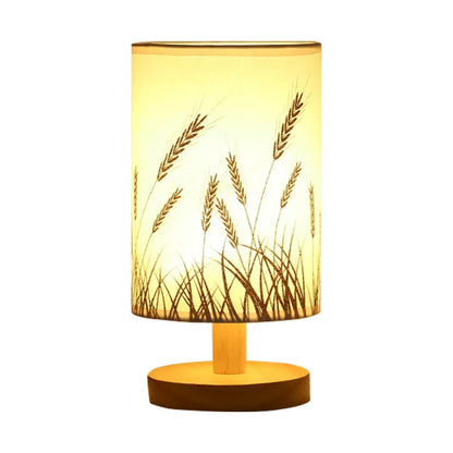 AuraGlow Wooden USB Table Lamp