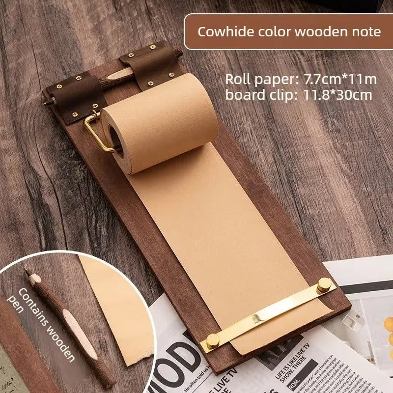 Hangable Retro Wooden Note Board