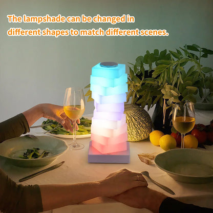 Modern RGB LED Touch Table Lamp