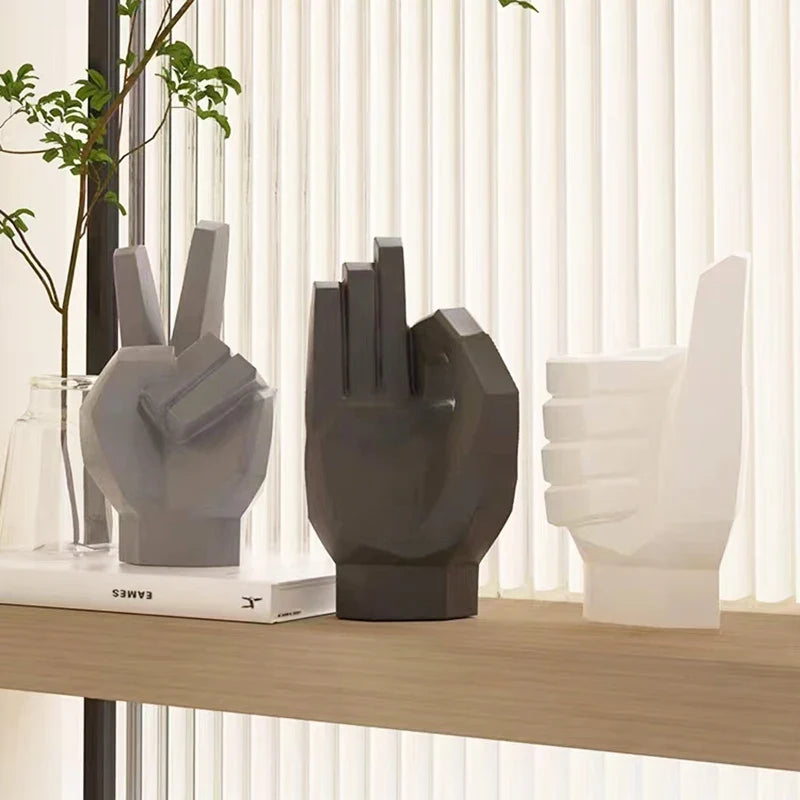 Modern Abstract Hand Sculptures