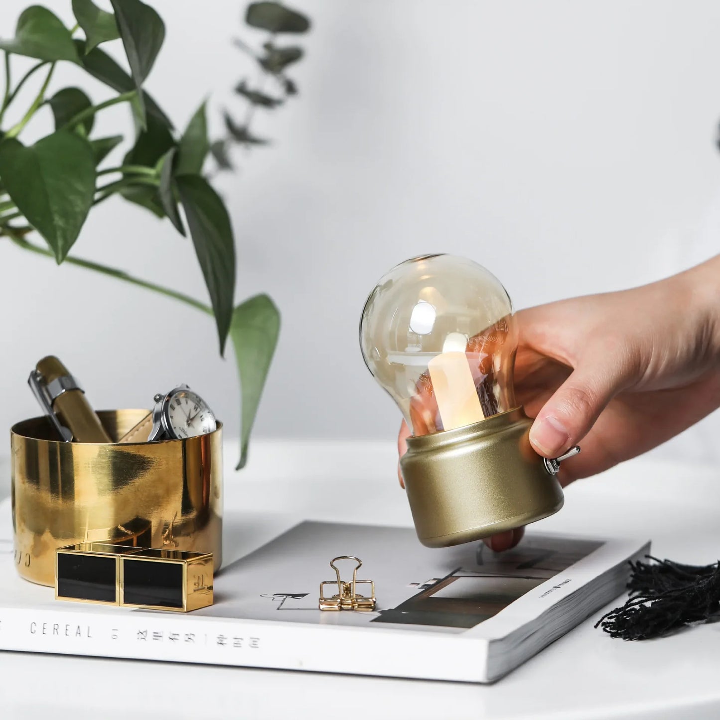 Creative Retro USB Rechargeable LED Atmosphere Light
