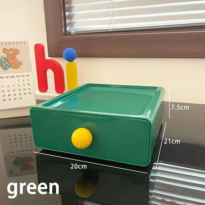 Stackable Dopamine Desktop Drawer Storage Box