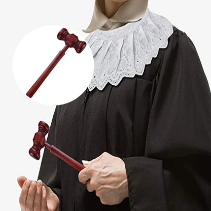 Handcrafted Wooden Judge Gavel with Sound Block