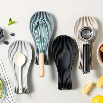 Heat-Resistant Silicone Spoon Rest & Utensil Holder