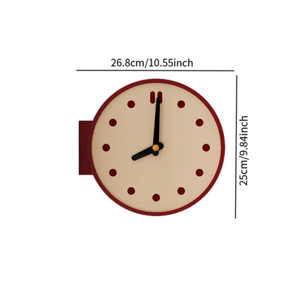 The Edge Clock | Minimalist Double-Sided Corner Clock