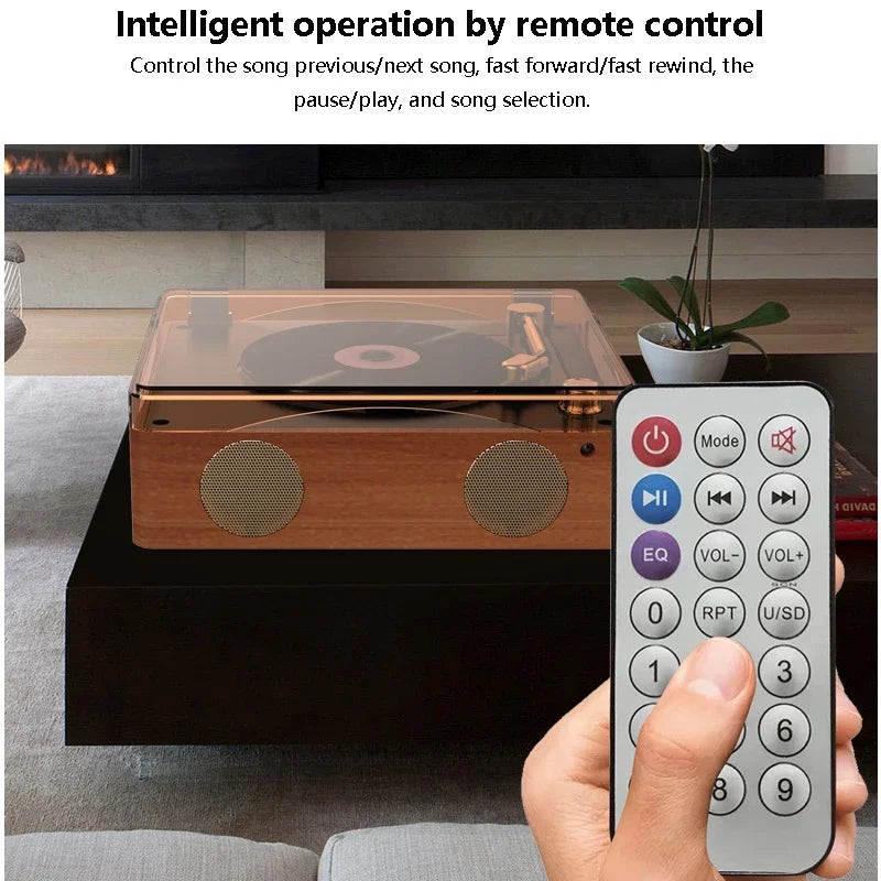 All-in-One Retro CD Player with Bluetooth