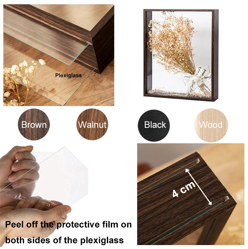 Wooden 3D Display Case