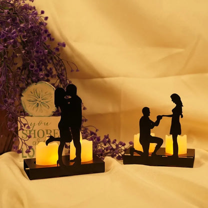 Romantic Couple Candle Holder
