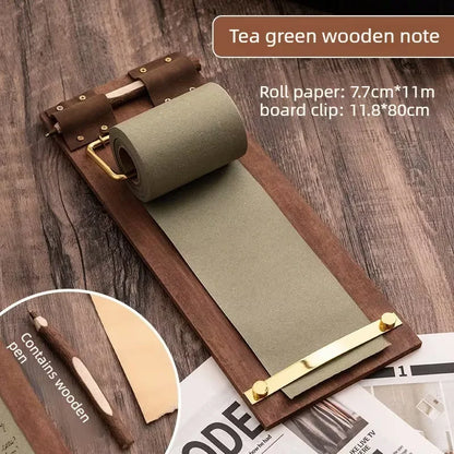 Hangable Retro Wooden Note Board