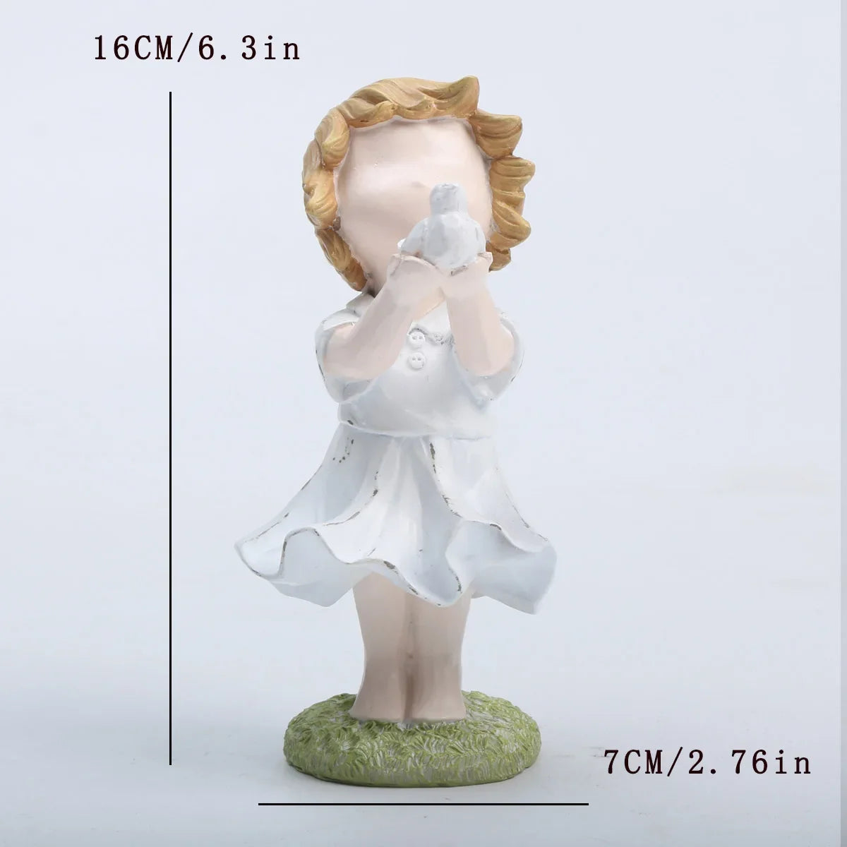Heart Balloon Girl Sculpture