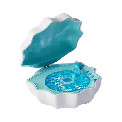 Shell Bluetooth Speaker with 7-Color Aurora Light and White Noise