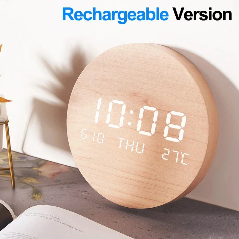 AuraSphere LED Digital Wall Clock