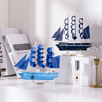 Wooden Sailing Boat Model