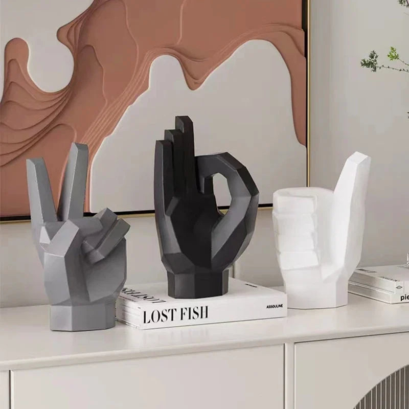 Modern Abstract Hand Sculptures