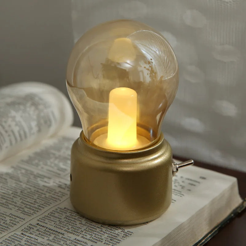 Creative Retro USB Rechargeable LED Atmosphere Light