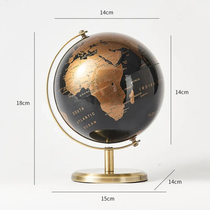 Retro & Modern Decorative World Globe for Home & Study