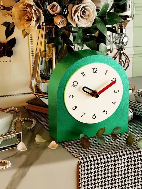 Retro Pendulum Dual-Use Desktop & Wall Clock