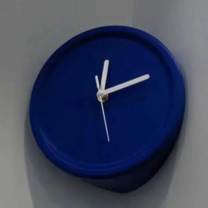 Minimalist Round Corner Wall Clock