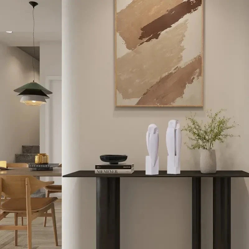 Minimalist Owl Statue for Nordic Style Decor