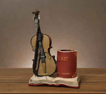 Resin Musical Pen Holder