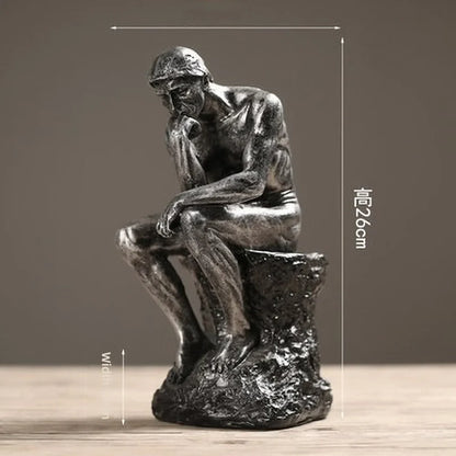 Nordic Minimalist Thinker Statue