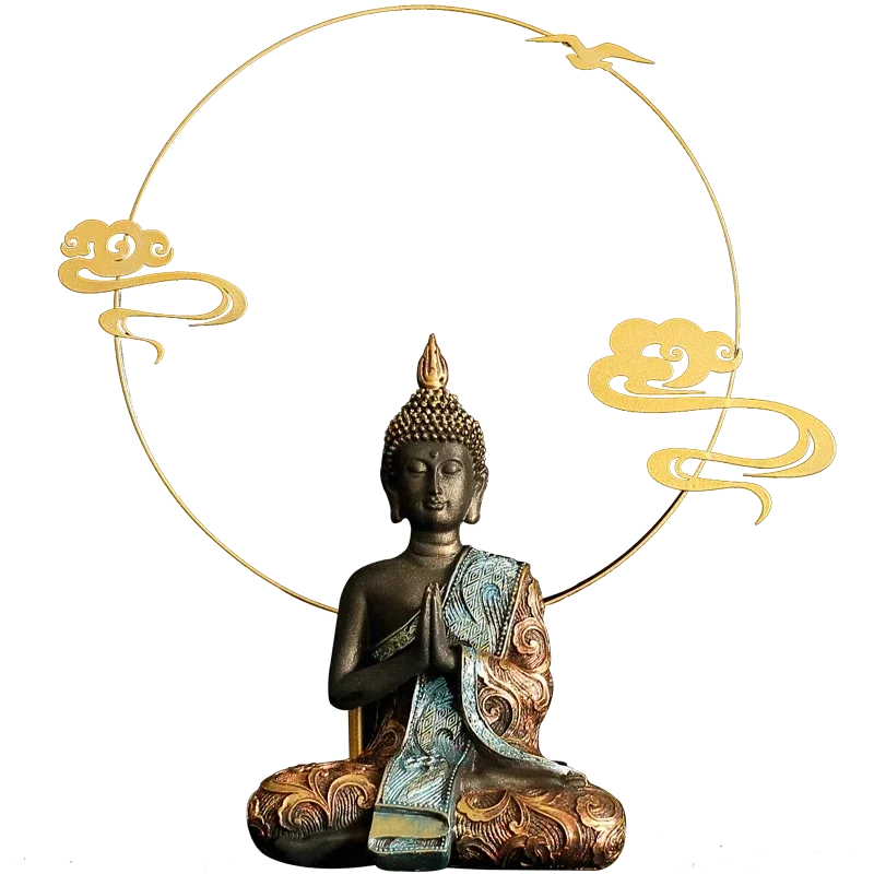 Handmade Thai Buddha Statue for Meditation & Decor