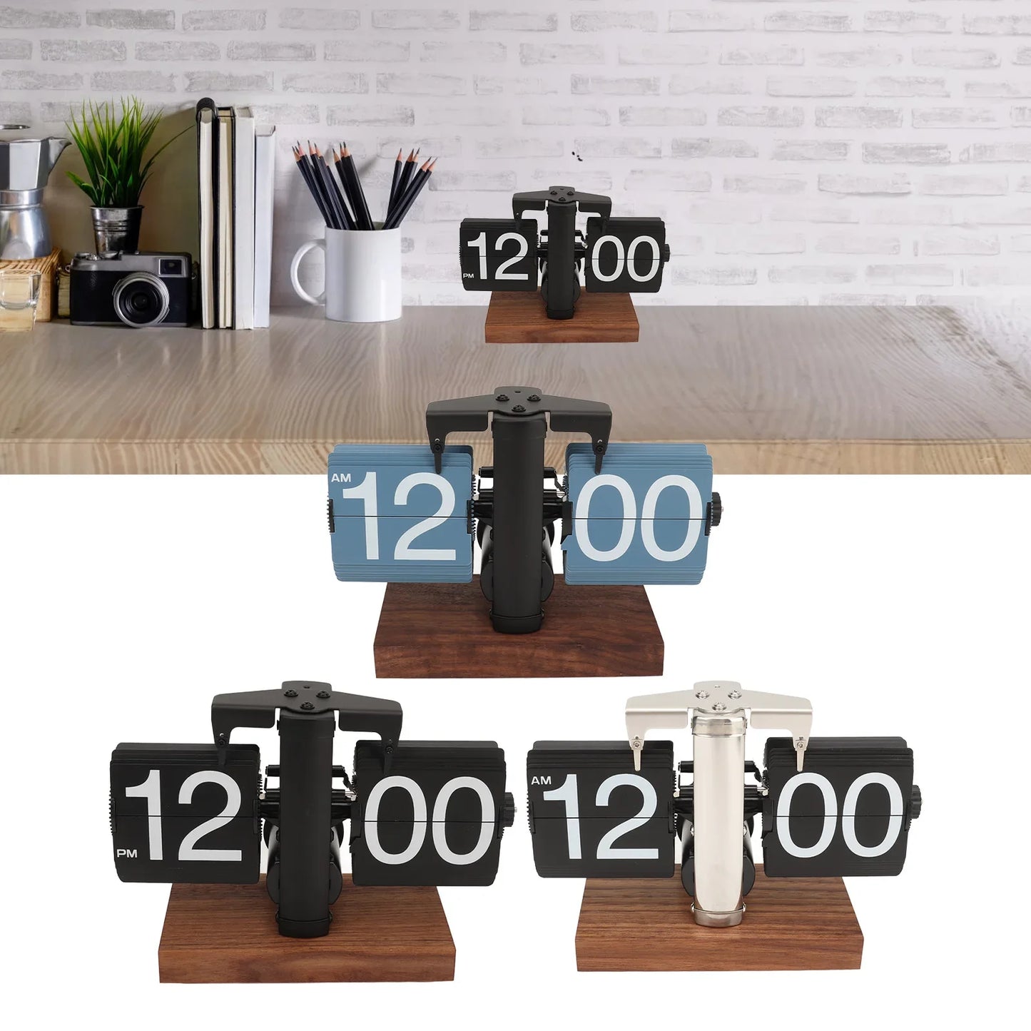 Vintage Automatic Mechanical Flip Clock