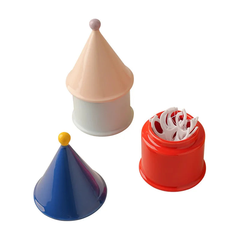 Dopamine Ceramic Dental floss tube & Accessory Holder