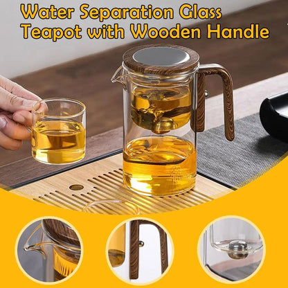 Misty Glass Infuser Teapot