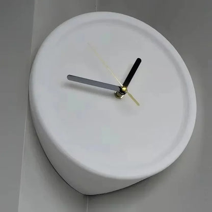 Minimalist Round Corner Wall Clock
