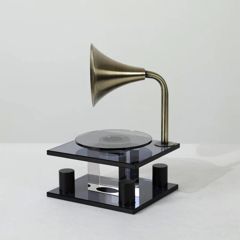 Decorative Jukebox Crystal Ornament Modern Desk Sculpture