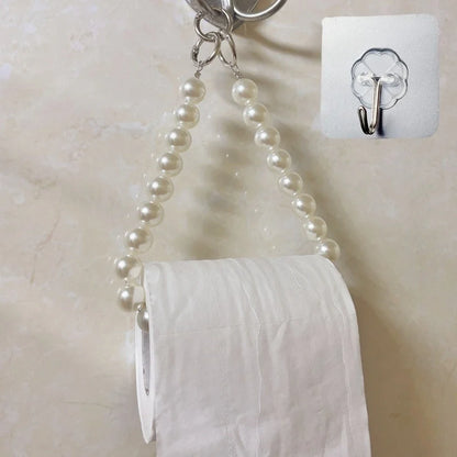 Beaded Hanging Toilet Paper & Tissue Holder | Decorative Multifunctional Home Accessory