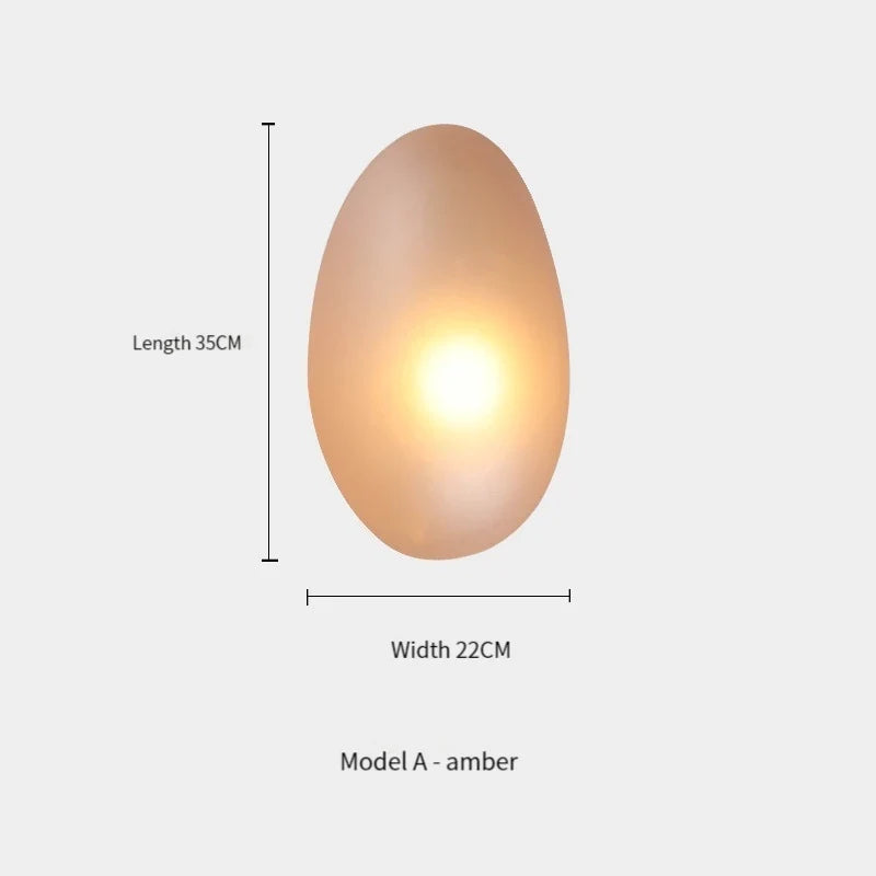 Nordic Glass LED Wall and Ceiling Light