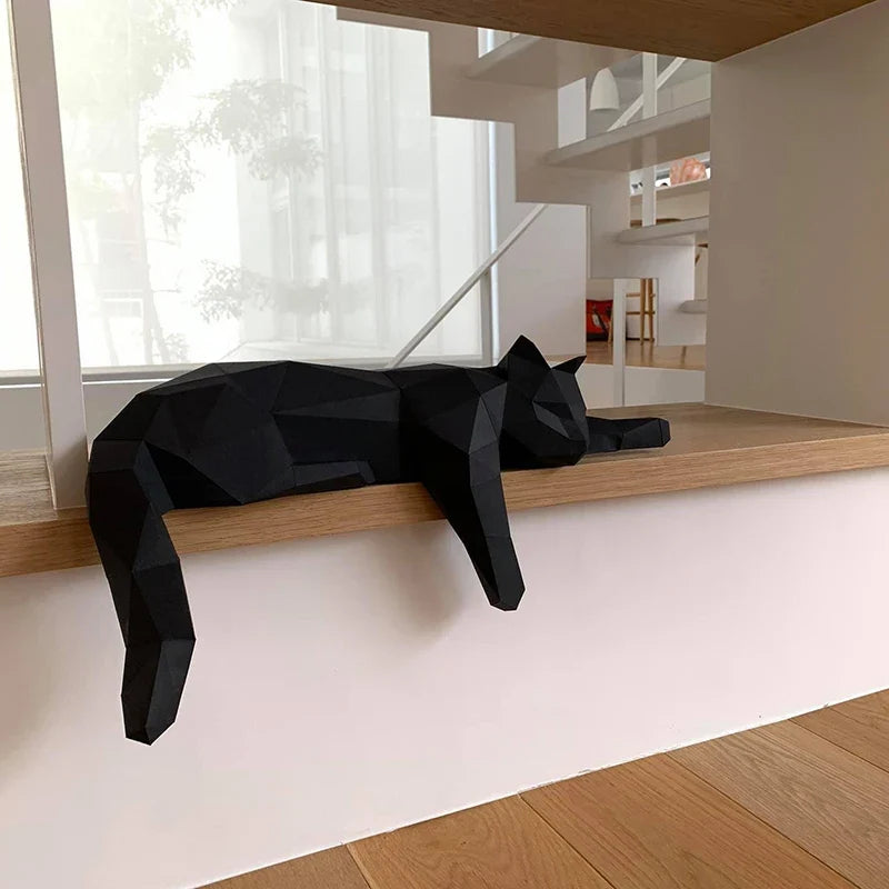 The Papercraft Purr-fection 3D Cat Model Kit